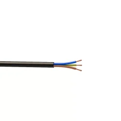 Câble électrique flexible H05VVF 3x1,5 mm² Noir - 10 m