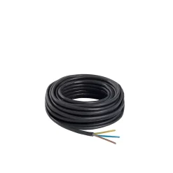 Câble électrique flexible H05VVF 3x1,5 mm² Noir - 5 m