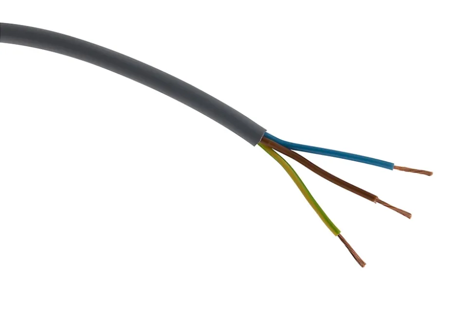 Câble électrique H05VV-F 3G1,5mm² gris - 200m - Zenitech