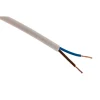 Câble électrique H05VV-F 2x1,5mm² blanc - 10m - Zenitech