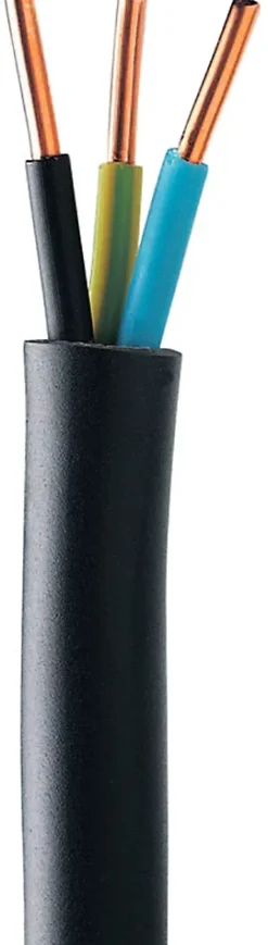 Câble électrique U1000R2V 3X1,5 mm² couronne 50 m