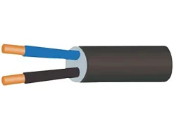 Câble électrique U1000R2V 2x1,5 mm² Nexans - 150 m vendu au mètre linéaire