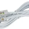 Câble plat RJ11 / RJ45 Mâle / Mâle Blyss, 2 m