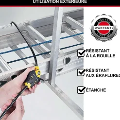 Câble python ajustable brico Master Lock