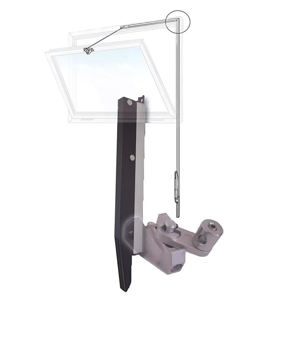 Câble équipé 5m pour feme imposte SIROCCO - COMTRA - E70050ZAC