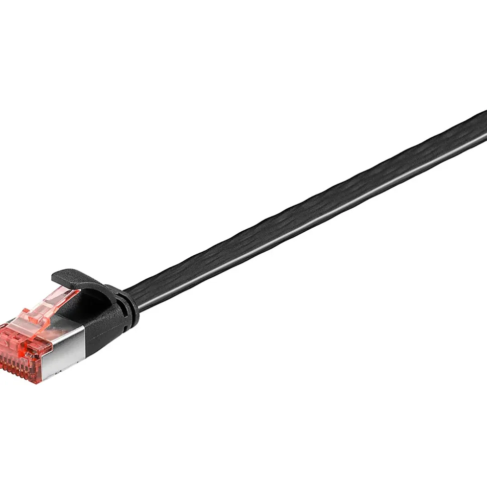 Câble RJ45 Cat6 plat blindé 50cm GOOBAY