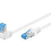Câble RJ45 Cat6a coudé surblindé 1m GOOBAY