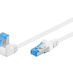 Câble RJ45 Cat6a coudé surblindé 1m GOOBAY
