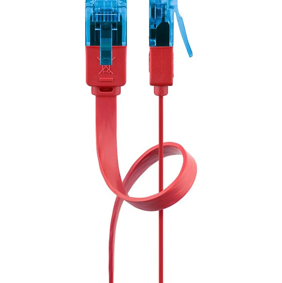 Câble RJ45 Cat6a plat non blindé 50cm GOOBAY