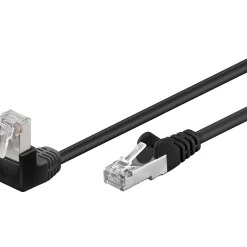 Câble RJ45 Cat5e coudé blindé 1 mètre GOOBAY
