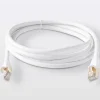 Câble RJ45 Mâle / Mâle blanc Blyss Or, 2 m
