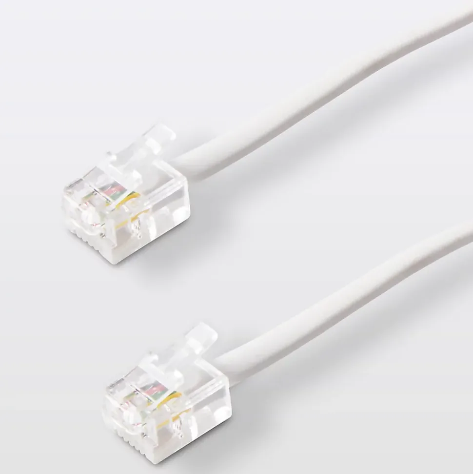 Câble RJ11 Mâle / Mâle blanc Blyss, 5 m