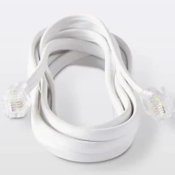Câble RJ11 Mâle / Mâle blanc Blyss, 2 m