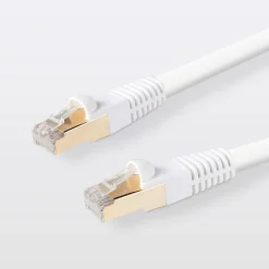 Câble RJ45 Mâle / Mâle blanc Blyss Or, 0.5 m