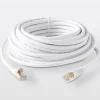 Câble RJ45 Mâle / Mâle Catégorie 6E blanc Blyss, 1 m