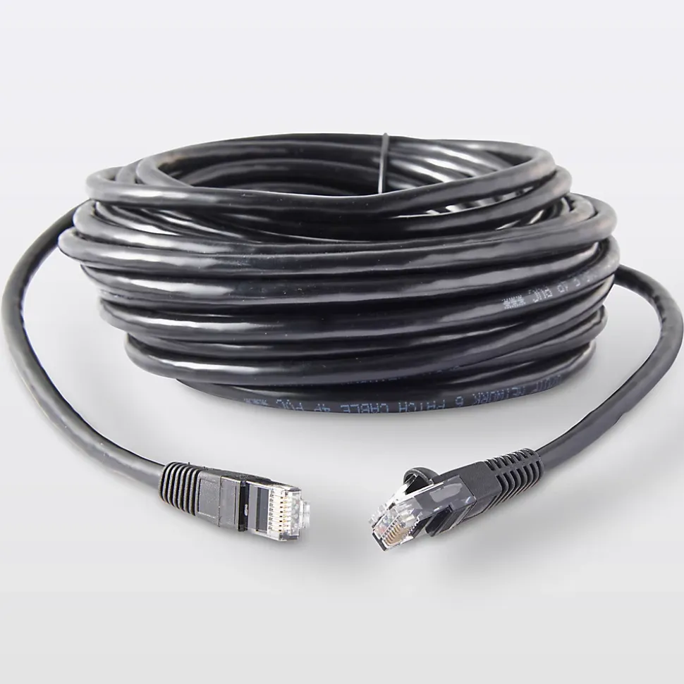 Câble RJ45 Mâle / Mâle Catégorie 5E noir Blyss, 10 m