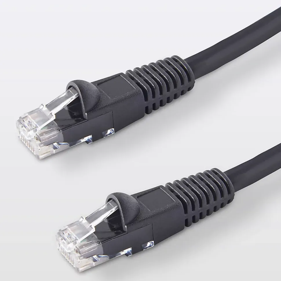 Câble RJ45 Mâle / Mâle Catégorie 5E noir Blyss, 10 m