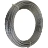 Câble souple diam. 4 mm - torons 7 x 7 - 25 mètres - Inox 316