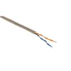 Câble téléphone 2 paires 0,6mm² ivoire 10m Zenitech