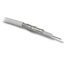 Câble TV coaxial bobine 17 VAtC 10 m - blanc