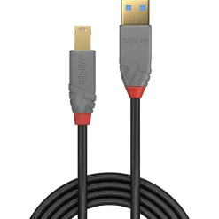 Câble USB 3.2 AB 5Gbps An 3 mètres LINDY