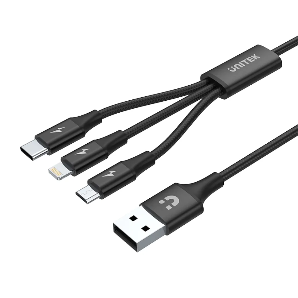 Câble USB 3 en1 1.50 mètre UNITEK