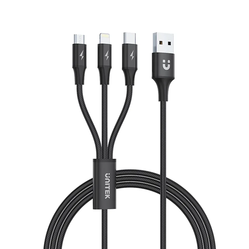 Câble USB 3 en1 1.50 mètre UNITEK