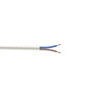 Câble 2X1,5 mm² H05VVF blanc couronne 5m