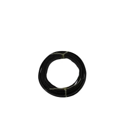 Câble 2X0,75 mm² H03VVH2F noir couronne 5m