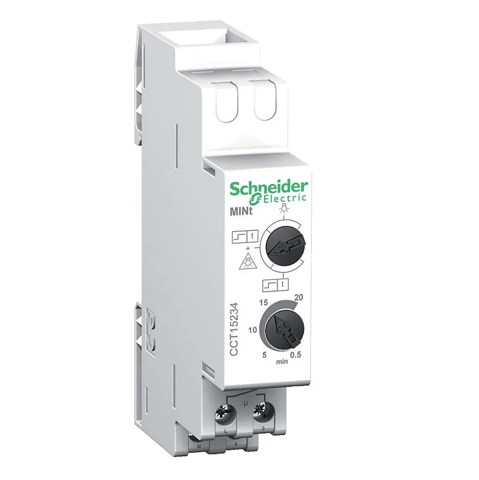 Cct15234 Schneider - Minuterie Modulaire 30s..20mn - Contact 16a/230vca - Marche Auto - Acti9 Mint