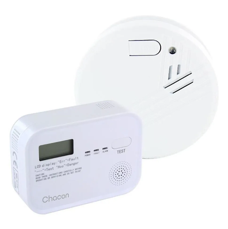 CHACON - Pack Détecteur de fumée + Co Alarm