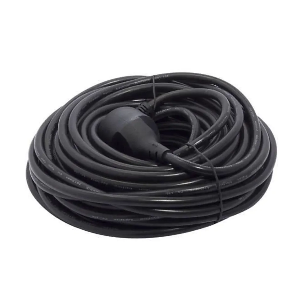 CHACON Prolongateur HO5VVF 3 x 1,5 mm2 20 m - Noir