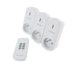 CHACON Set de 3 prises On/Off+ Telecommande 2000W - FR