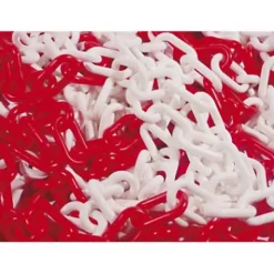 Chaine de signalisation TALIAPLAST 530100 25 m rouge/blanc Diam 8 mm