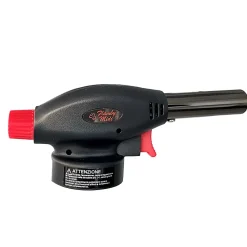 Chalumeau à gaz 180W - 360-C + Cartouche gaz butane 227gr - Chalumeau de cuisine Allumage auto piezo flamme réglable PROWELTEK