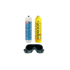 Chalumeau BI Gaz 110 Bar Oxygène/ Propane Avec 2 pointes Kit complet OXYKIT 555K KEMPER