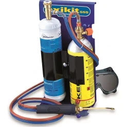 Chalumeau BI Gaz 110 Bar Oxygène/ Propane Avec 2 pointes Kit complet OXYKIT 555K KEMPER