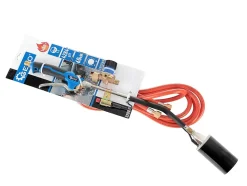 Chalumeau gaz Charpentier 60mm PROFI - 70 cm Tuyau 5 m Réducteur Inclus