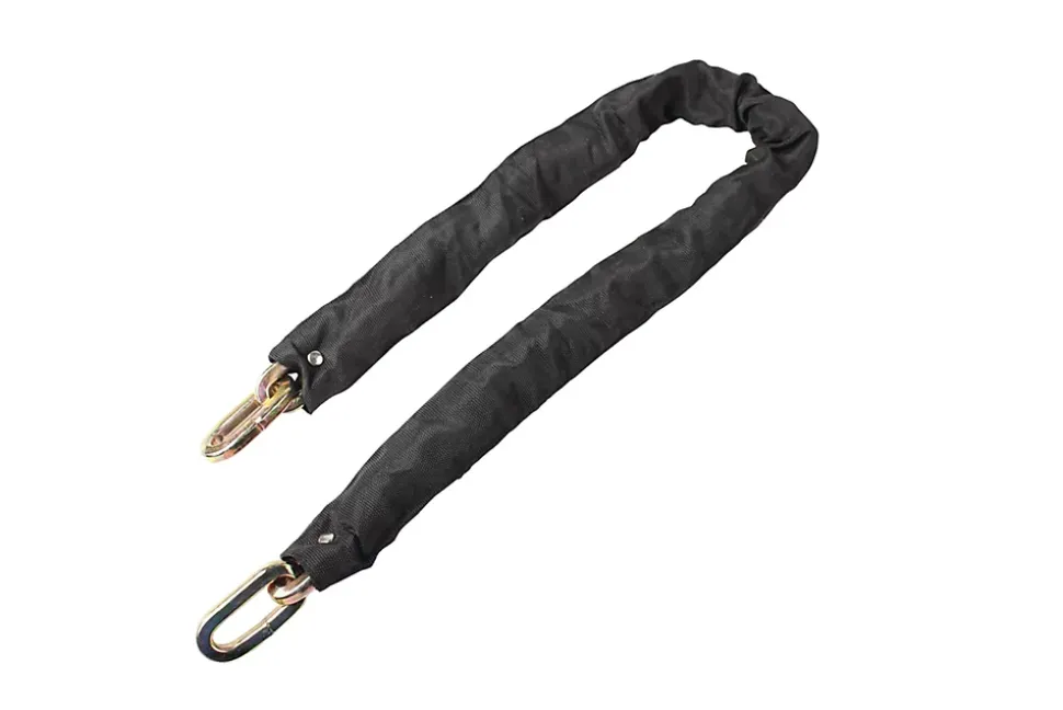 Chaîne acier trempé Smith & Locke avec housse en tissu noir 100cm 1000kg