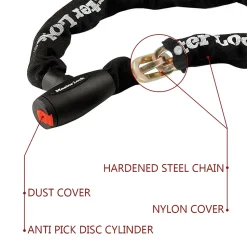 Chaîne antivol Master Lock 8292EURDPS Noir 200 cm