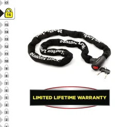 Chaîne antivol Master Lock 8292EURDPS Noir 200 cm