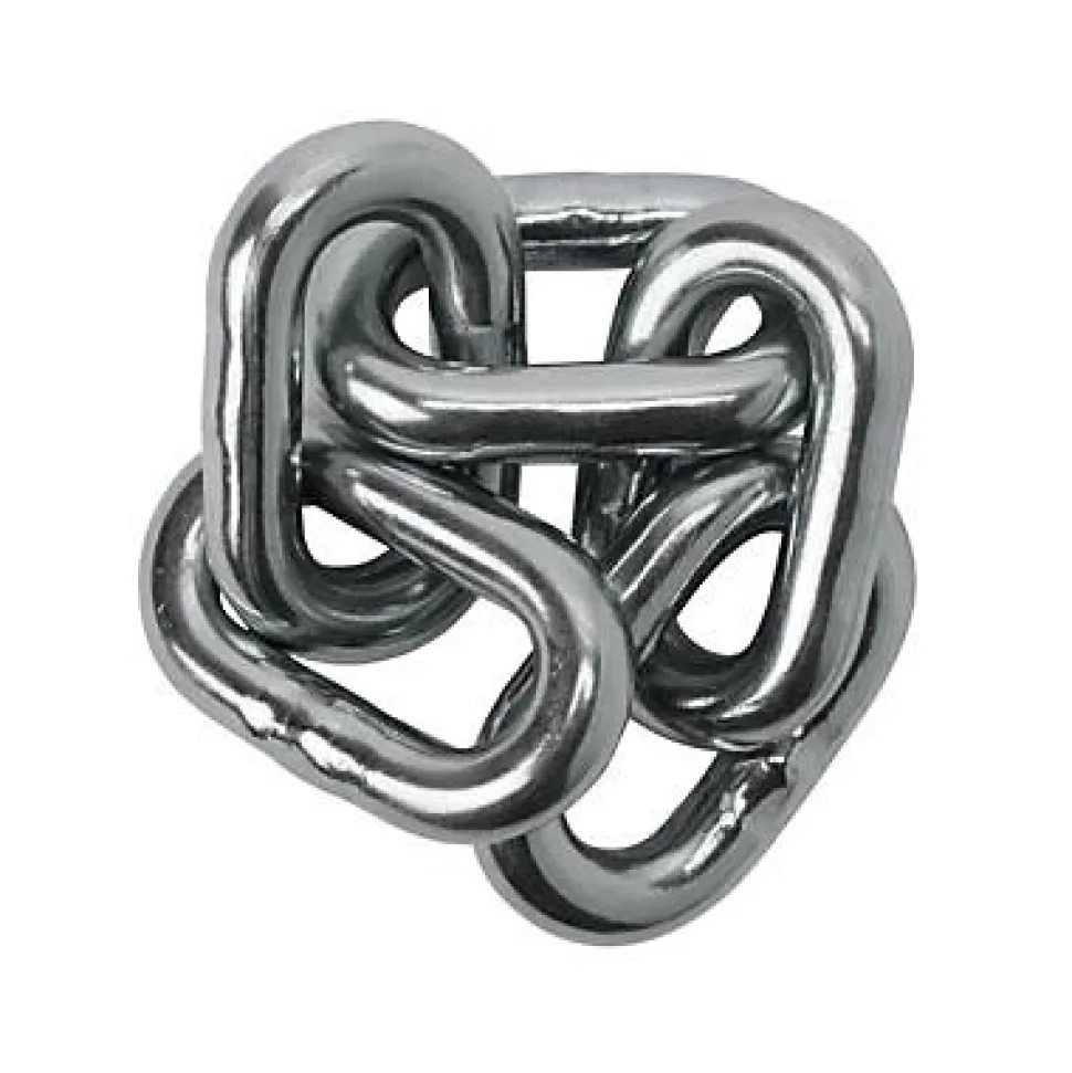 Chaîne maille longue Diall ø5 mm, vendue au mètre linéaire