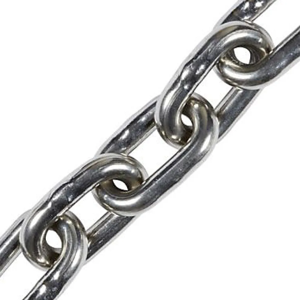 Chaîne maille longue Diall ø5 mm, vendue au mètre linéaire