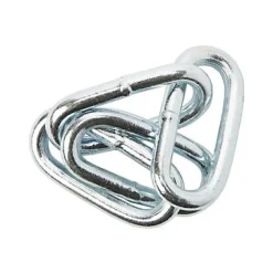 Chaîne maille longue Diall ø8 mm, vendue au mètre linéaire