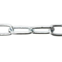 Chaîne maille longue Diall ø6 mm, vendue au mètre linéaire