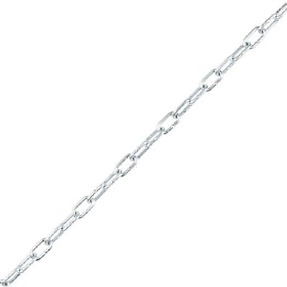 Chaîne maille longue Diall ø4 mm, vendue au mètre linéaire