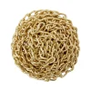 Chaîne non soudée nouée en acier laitonée Diall ø2 mm, 2.5 m