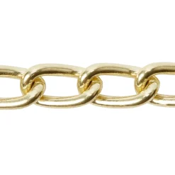 Chaîne non soudée nouée en acier laitonée Diall ø2 mm, 2.5 m