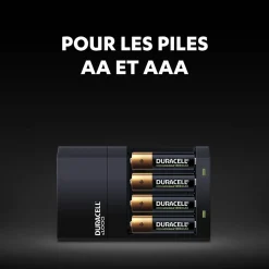 Chargeur de pile Duracell AA / AAA + 4 piles (2xAA + 2xAAA)