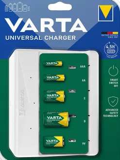 Chargeur de pile Varta AA/ AAA/ C/ D/9V